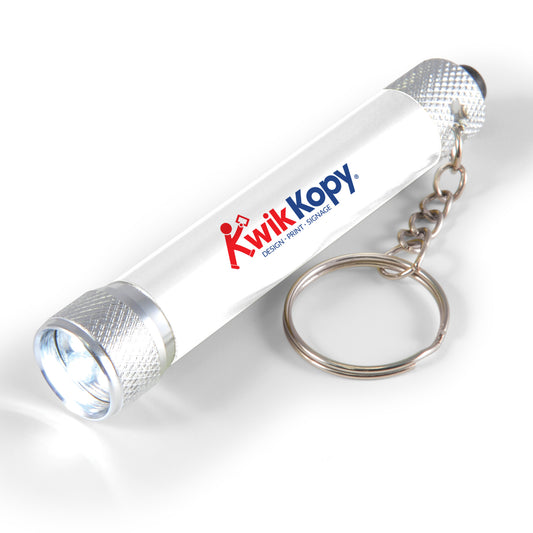 LED aluminium torch keytag